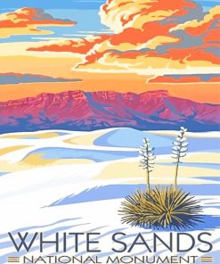 White Sands National Park Paint By Numbers