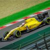 Yellow F1 Race Car Paint By Numbers