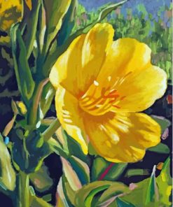 Yellow Primrose Art Paint By Numbers