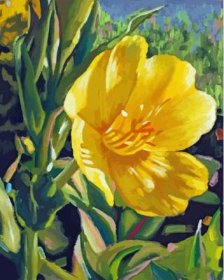 Yellow Primrose Art Paint By Numbers