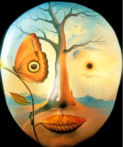 Abstract Face By Vladimir Kush Paint By Numbers