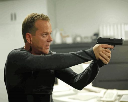 Aesthetic 24 Jack Bauer Paint By Numbers