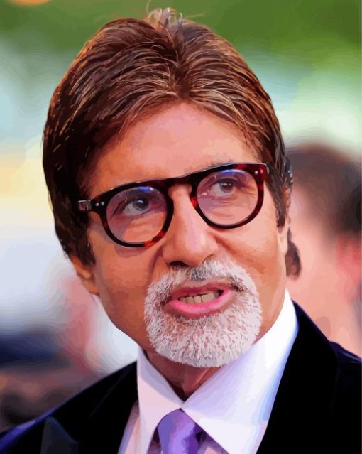 Aesthetic Amitabh Bachchan Paint By Numbers