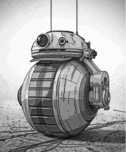 Aesthetic BB 8 Paint By Numbers