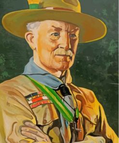 Aesthetic Baden Powell Paint By Numbers