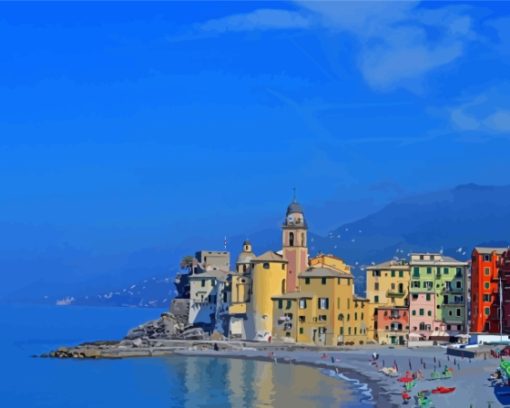 Aesthetic Camogli Paint By Numbers