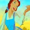 Aesthetic Disney Belle Paint By Numbers