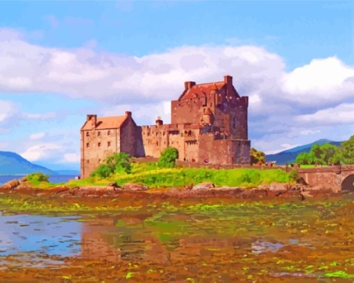 Aesthetic Eilean Donan Paint By Numbers