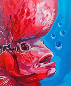 Aesthetic Flowerhorn Fish Paint By Numbers