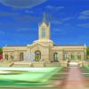 Aesthetic Fort Collins Colorado Temple Paint By Numbers