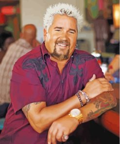 Aesthetic Guy Fieri Paint By Numbers