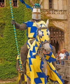 Aesthetic Knights Jousting Paint By Numbers