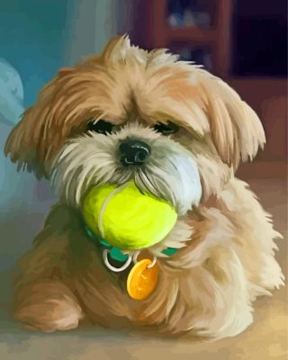 Aesthetic Lhasa Apso Paint By Numbers