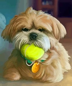 Aesthetic Lhasa Apso Paint By Numbers