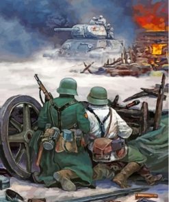 Aesthetic World War II Paint By Numbers