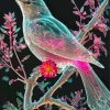 Aesthetic Floral Bird Paint By Numbers