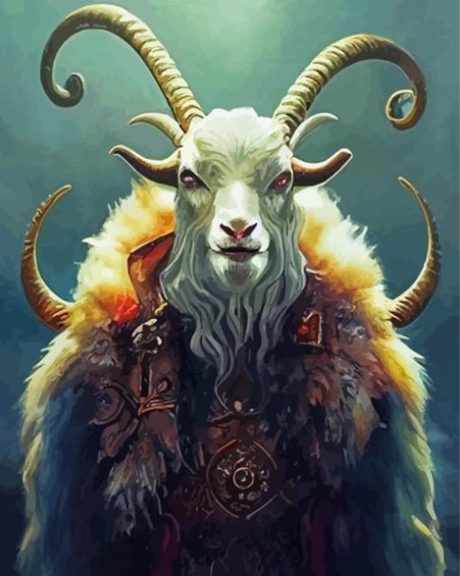 Aesthetic Goat Paint By Numbers