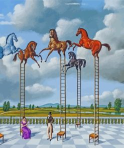 Aesthetic Horses By Olbinski Paint By Numbers