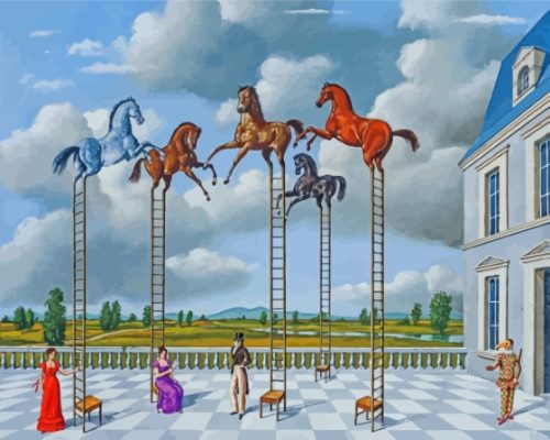 Aesthetic Horses By Olbinski Paint By Numbers