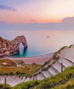 Aesthetic Jurassic Coast Paint By Numbers