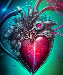 Aesthetic Steampunk Heart Paint By Numbers