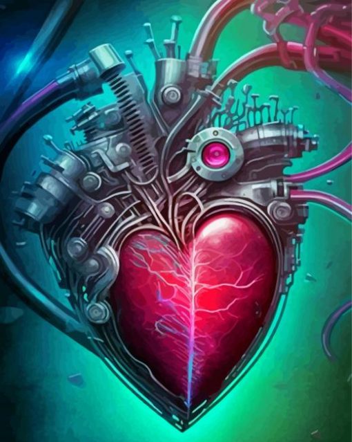 Aesthetic Steampunk Heart Paint By Numbers