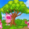 Aesthetic The Three Little Pigs Paint By Numbers