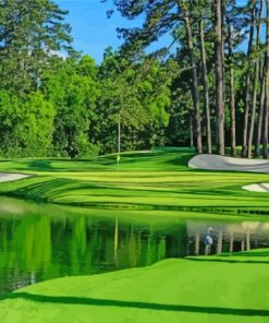 Augusta Golf Green Landscape Paint By Numbers