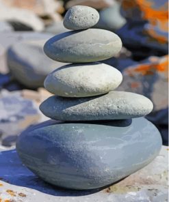 Balancing Rock Stack Paint By Numbers