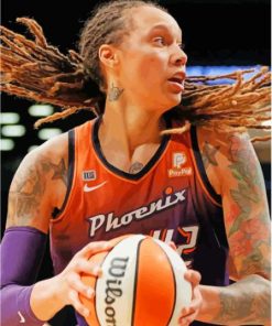 Basketballer Woman Paint By Numbers