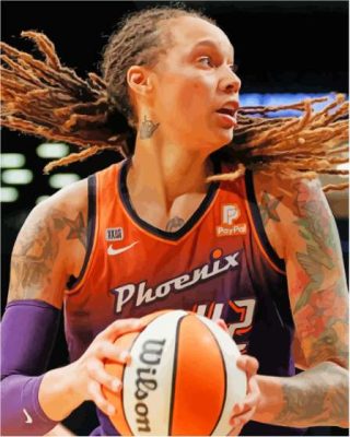 Basketballer Woman Paint By Numbers