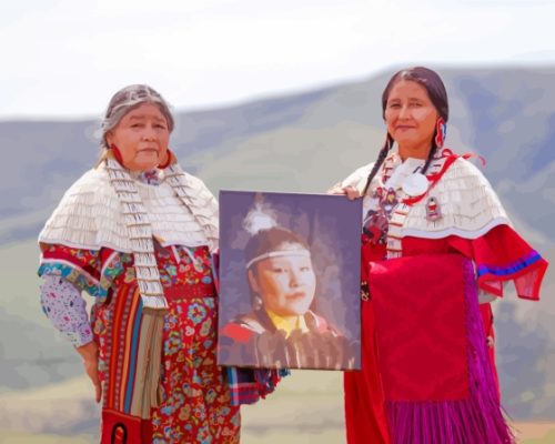 Beautiful Indigenous Ladies Paint By Numbers