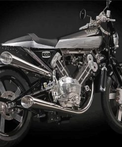 Black Brough Superior Paint By Numbers