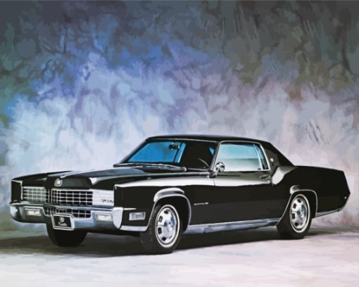 Black Cadillac Eldorado Paint By Numbers