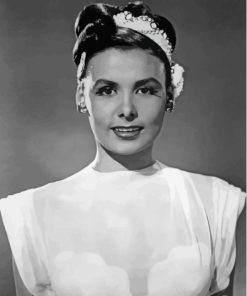 Black And White Lena Horne Paint By Numbers