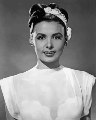 Black And White Lena Horne Paint By Numbers