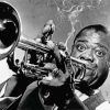 Black And White Louis Armstrong Paint By Numbers