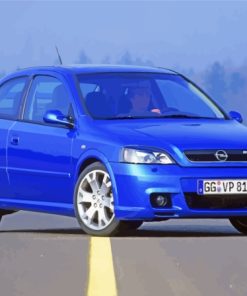 Blue Astra GSi Car Paint By Numbers