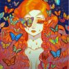 Butterfly Girl Art Paint By Numbers