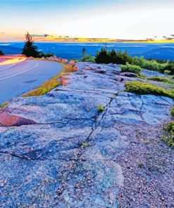 Cadillac Mountain Road Paint By Numbers