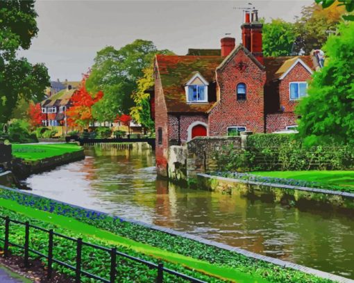 Canterbury Landscape Paint By Numbers