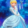 Cinderella Girl Blue Dress Paint By Numbers