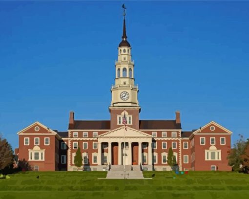 Colby College USA Buildings Paint By Numbers