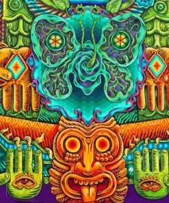 Colorful Mayan Art Paint By Numbers