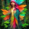 Colorful Butterfly Fairy Paint By Numbers