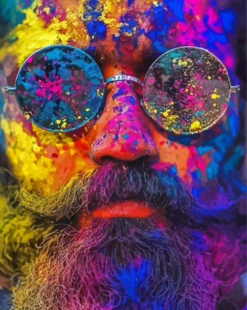 Colorful Face Paint By Numbers