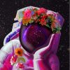 Cool Astronaut Flowers Paint By Numbers