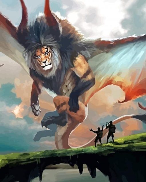 Cool Manticore Paint By Numbers