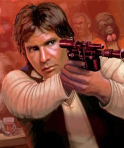 Cool Star Wars Han Paint By Numbers