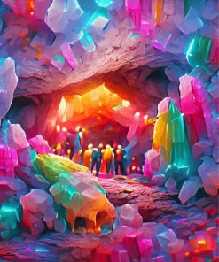 Crystal Caves Game Paint By Numbers